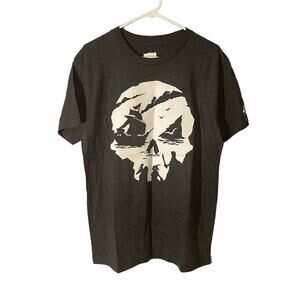 H3 Sportgear Dark Gray Crew Neck Sea Of Thieves Short Sleeve T-Shirt Men Sz L